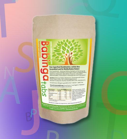 plant based supplement babinga, moringa, baobab